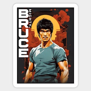 Mighty Bruce Sticker